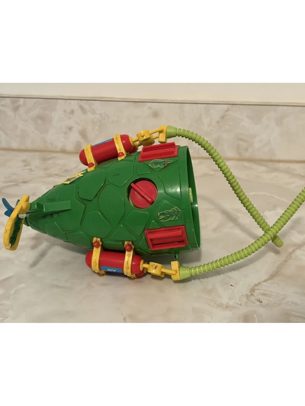 1991 TMNT Teenage Mutant Ninja Turtles Military Sewer Sub Playmates BACK ONLY
